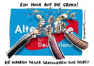 Der AfD gefällt das: GroKo-Gewinnerin ist rechte Populistenpartei