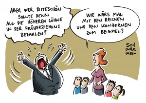 Bildungspolitik: Giffey will Erzieher so gut bezahlen wie Grundschullehrer