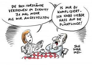 Post-Chef verdient 232 Mal so viel wie Belegschaft: Jahresverdienst von DAX-Vorständen 71-mal so hoch wie Durchschnittlichsgehalt ihrer Angestellten