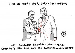 Altkanzler in Ankara: Gerhard Schröder vertritt Regierung bei Erdogans Amtseid