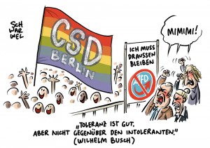 Mimimi der Intoleranten: AfD darf trotz Beschwerde nicht am Christopher Street Day teilnehmen