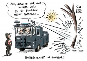 Hamburger Polizei wässert Stadtpark mit Wasserwerfern: Bundesweite Einsätze gegen Trockenheit