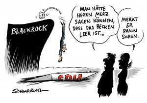 Kandidatur für CDU-Parteivorsitz: Blackrock will Merz nicht zurückhaben