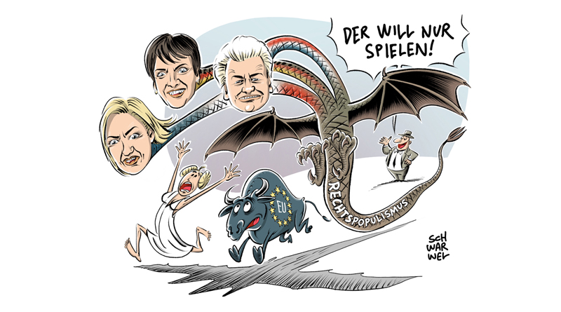 INTERVIEW Karikaturen-Buch „Die Alternative zu Fakten” (2017)