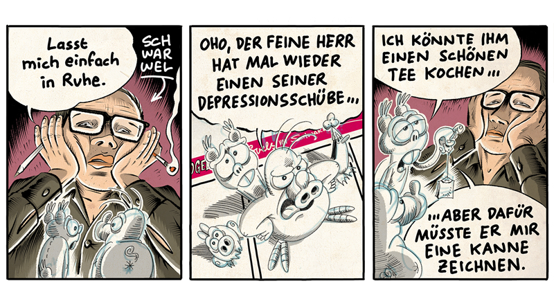COMICSTRIPS Schweinevogel