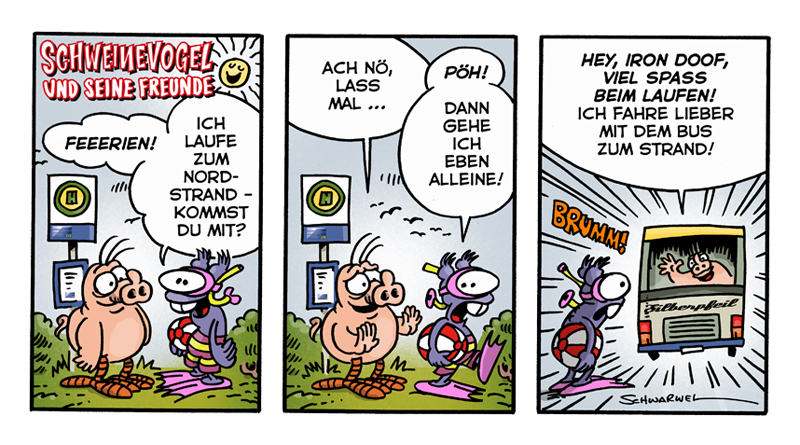 COMICS mit Schweinevogel