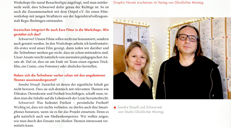 INTERVIEW im Trailer-Magazin der MDM (2017)